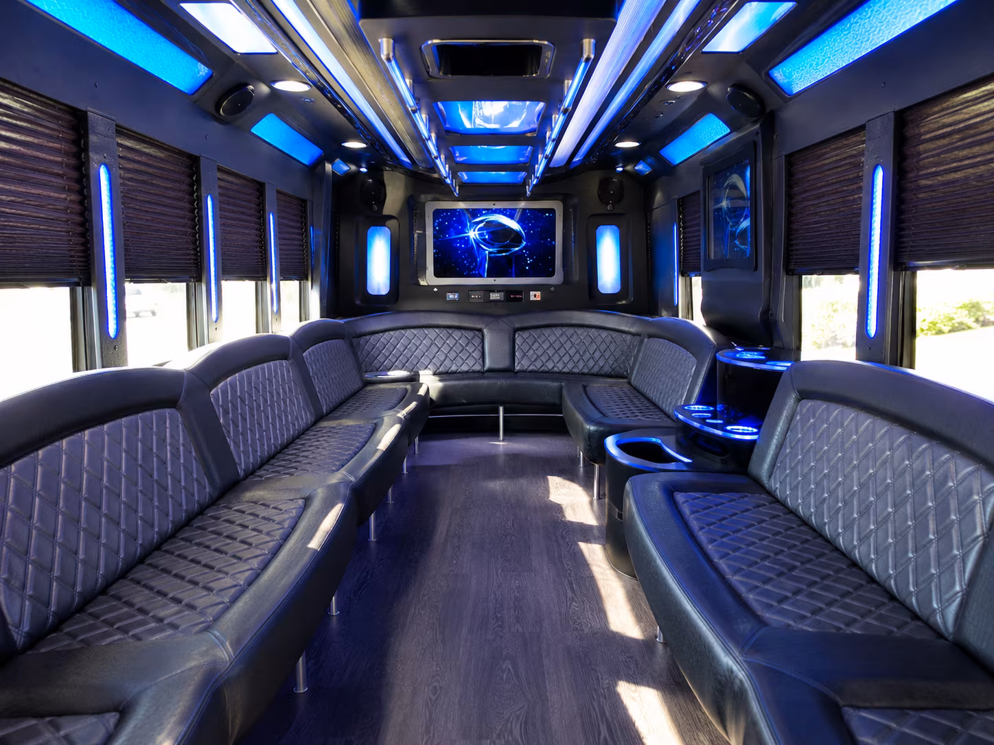 lee s summit 28 passenger party bus inside