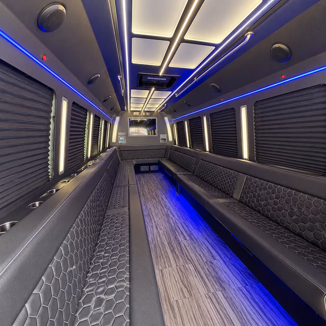 lee s summit 30 passenger party bus interior