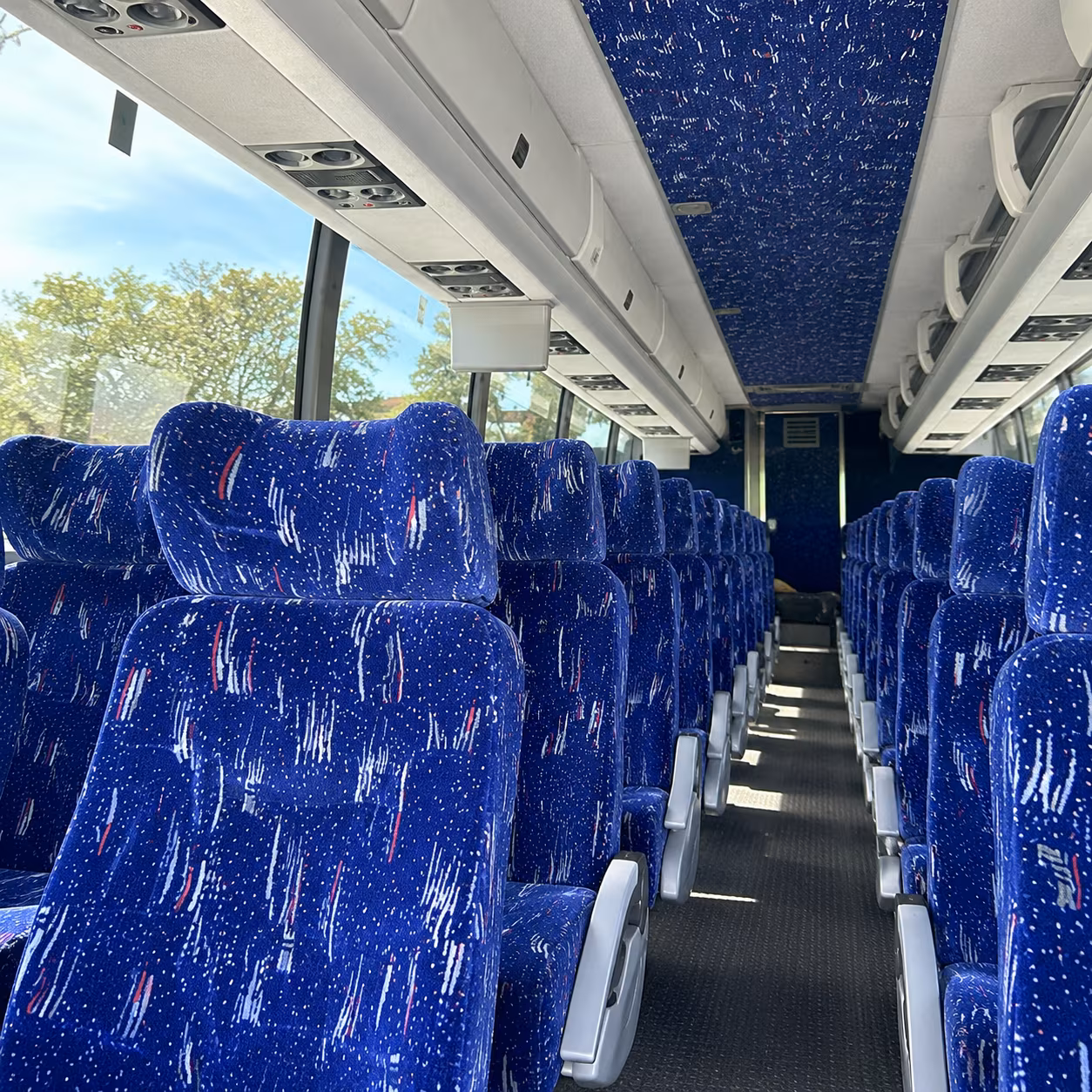 lee s summit charter bus rental interior